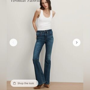 Veronica Beard Beverly High Rise skinny flare jeans, size 26, NWT